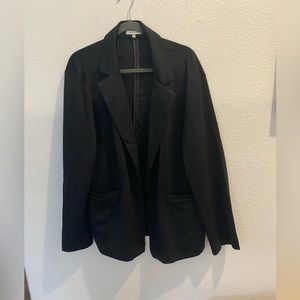 Nice 2x black stretchy blazer